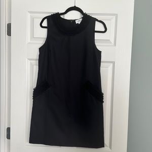 Loft sleeveless black dress.